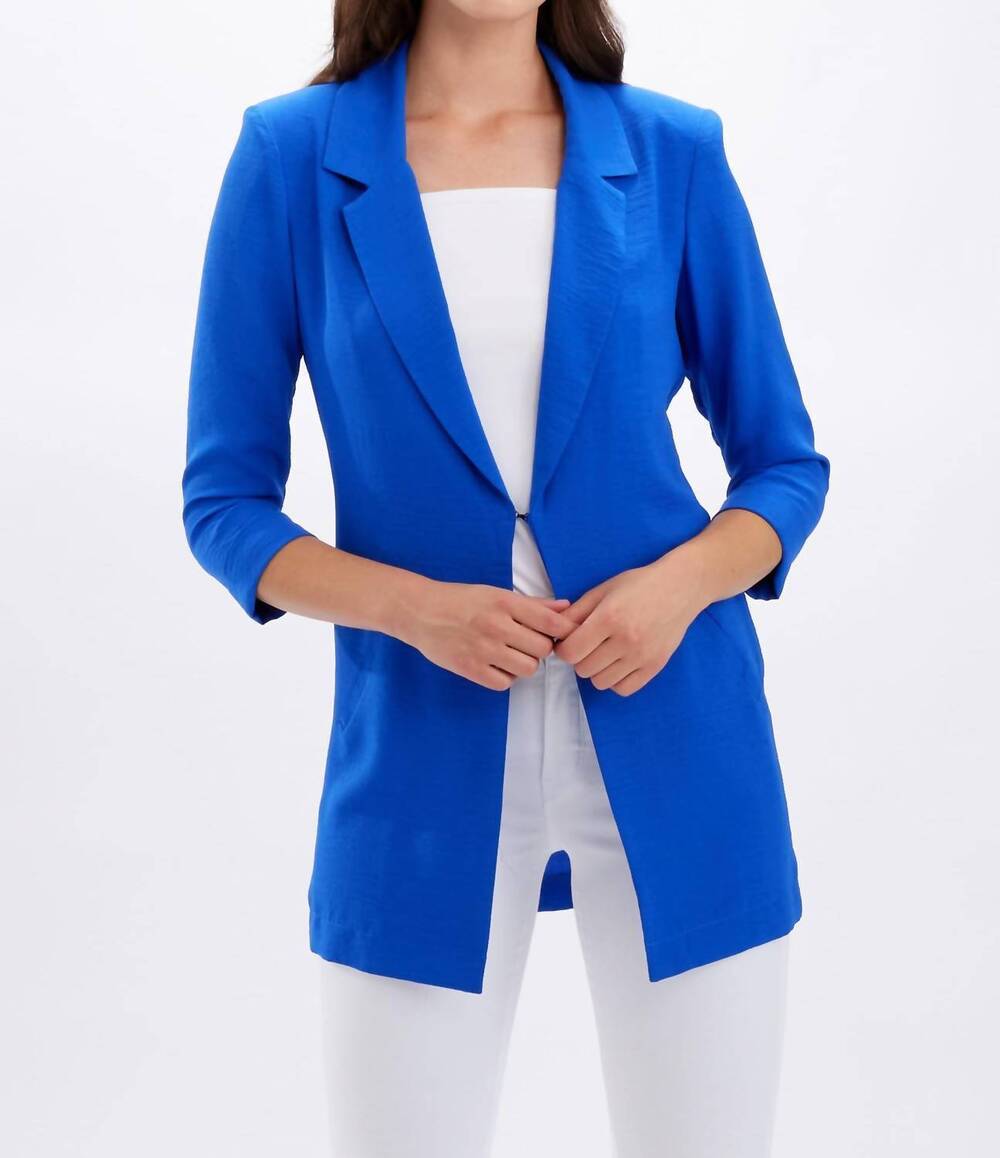NEW FRANK LYMAN formal notched lapel blazer in royal